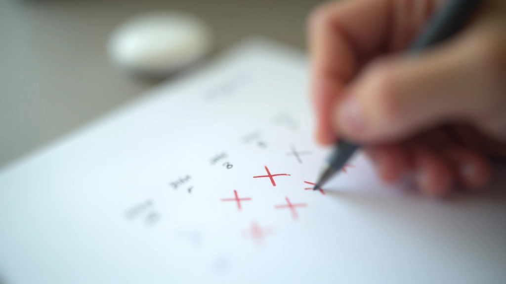 Person marking calendar with progress tracking for new habit formation showing consecutive days