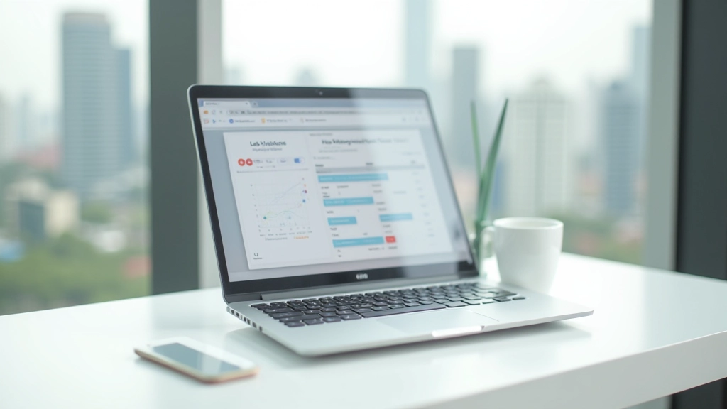 Digital habit tracking tools and resources displayed on modern workspace