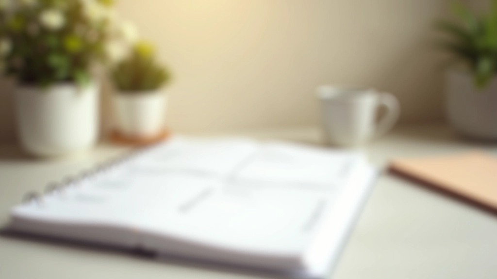 Organized desk with planner, coffee, and morning routine checklist ready for the day